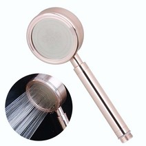 분리세척 골드로즈 실버 세라믹볼 정수 샤워기 헤드 수도, 헤드로즈골드