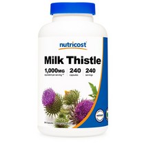뉴트리코스트 밀크 씨슬 250mg 캡슐