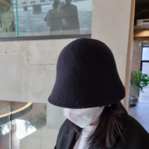 니트 울버킷햇 여성벙거지 쌩얼모자 울모자 버킷모자