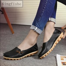 [Kingfishe]여성 플랫슈즈 로퍼 단화 엄마 발편한 신발 캐주얼 Kingfishe ZZ521NV04