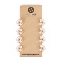 KNOTXKNOT 8pcs 풀구성 벚꽃 포인트 컷팅 글라스 미니 집게핀