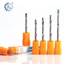 아크릴 칼 재단기중국 Endmill 공급 업체 N 나선형 Uput 밀링 커터 아크릴 절삭 공구 단일 플루트 엔드 밀, 12x12x52