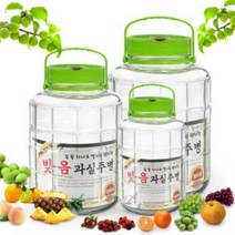 굿템 슬라이딩 유리 장아찌병 효소병 꿀단지 5L 8L 10L 과실주병 과실주통 과일주병, 감성ⓝ프리미엄 과실주병 5Lⓝa≫
