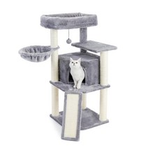 나무위의고양이 캣타워 스크레처 캣워커 선반 애완 동물 고양이 등반 나무 cat condo kitty tower with scratching post hammock bed cat, amt0087, xxl