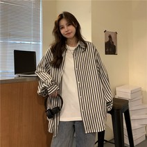 여성 블라우스 셔츠 루즈한 줄 무늬 여자 이일화 남방 하늘색 한소희 긴팔 수애 린넨 홈쇼핑 흰 정장 퍼프 반팔 펀칭 손