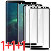 액정보호 강화유리 필름 3D 풀커버 강화유리필름 1+1+1, 3장