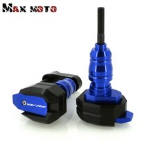 오토바이부품 호환 yamaha yzf r6 yzfr6 2006-2016 2015 2014 cnc 낙하 방지 프레임 슬라이더 페어링 가드 크래시 패드 프로텍터, 파랑