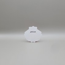 조개 악세사리택 귀걸이택 100매, 화이트(먹박)