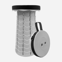 솔바스 휴대용 접이식의자 캠핑 낚시 등산 의자, 그레이+방석