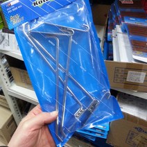 [코텍 진열걸이K-2320]19.5cm/4개입/스페이스월고리/진열고리/앵글/벽/마트/마켓/진열대/일자후크
