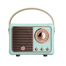 블루투스 스피커 앰프 레트로 블루투스 스피커 U 디스크 TF 카드 FM 선물 휴대용 미니 사운드 박스 USB 야, 04 파란