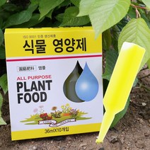 화분에 꽂는 식물영양제 활력제 앰플 36ml x 10개입 질소 인산 칼륨 영양공급
