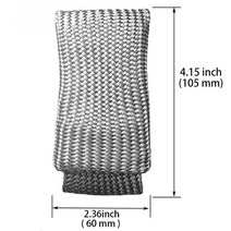 TIG 손가락 용접 팁 트릭 열 차폐 커버 가드 장갑, [02] 60mm