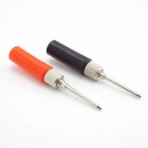 고정밀절연 테스트 미터 프로브 스프링 편리한 와이어 커넥터 2 개 멀티 스테인레스 스틸 바늘 리드 핀 V7, 01 Small size