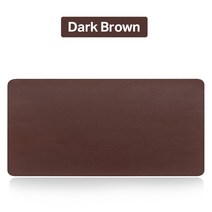 이동식침대테이블 휴대용 PU 마우스 패드 사이드 가죽 방수 키보드 테이블 커버 쉬운 청소 보호 노트북 매트 PC 홈, [04] 80x40 cm, [07] Dark Brown