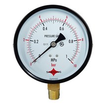 가장 널리 사용되는 삼성계기 일반 압력계 A타입 100파이 10bar