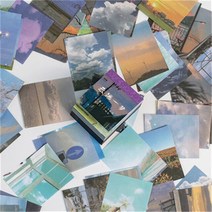 다꾸 레트로 재료 종이 400 장 빈티지 필기 카드 스크랩북 만들기 저널링 프로젝트 DIY 일기 장식, [05] 5