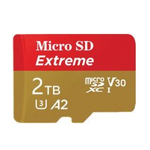 차량용 목쿠션 차량목 베개 목받침 고속 마이크로 SD 카드 2 테라바이트 100% 실제 용량 / TF 플래시 카드 메모리 1 전화/컴퓨터/카메라, 07. micro sd gold 2TB
