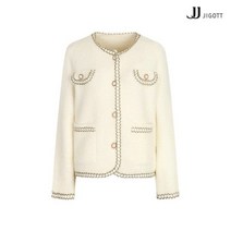 JJ지고트 메탈 브레이드 펄버튼 퍼 재킷 GMAP0JKP2