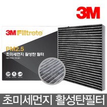 3M PM2.5 [활성탄] 초미세 에어컨필터 6205 아슬란(2015~) 전용, 단품