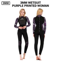 프리 다이빙 스킨스쿠버 바다 수영 서핑복 네오프렌 3mm 잠수복 윈드 서핑 남성 수중 낚시 스쿠버 다이빙 스피어 낚시 수영 카이트 서핑 서핑 의류 잠수복 웨이크 보드, 03 1315 VT Suit Women