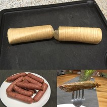 15m * 45mm 소세지 포장 도구 소시지 제조기 기계 케이싱 핫도그 햄버거 요리 도구 Inedible Casings, 보여진 바와 같이, 하나, A