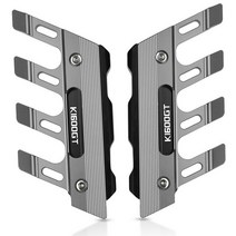 할리데이비슨 호환 커스텀 부품 전면 펜더 측면 보호 가드 k 1600 gt 머드 가드, 로고가 있는 회색