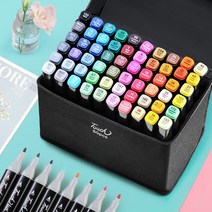 PM6 터치 마카펜 디자인마카 마카세트 36색 마커, 터치트윈마카펜(60pcs)