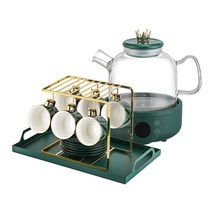 전기 유리 약탕기 포트 홍삼 달임 제조기 건강차 버섯, 다이얼 모델 1.5L