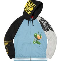 Supreme JUNYA WATANABE COMME des GARÇONS MAN 집업 후드 스웨트셔츠 XXL 블루 풀오버 맨투맨