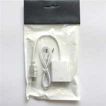 비디오테이프 변환 비디오 테이프 USB 플레이어 동영상 파일 xbox 360 ps3 pc 1080p 디지털 아날로그 오디오 노트북용 hdmi 호환 vga 기 남성-여성 케이블, 오디오가 있는 흰색, 0.5m