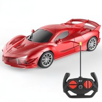 1:18 4 채널 RC 자동차 조명 2.4G 라디오 제어 스포츠카 고속 드리프트 소년 장난감 선물, 2.battery style 2
