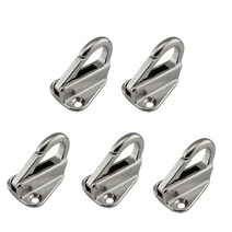 보트 1 개/몫 스테인레스 스틸 로프 펜더 후크 항해 예인선 선박 해양 하드웨어, [01] 5pcs