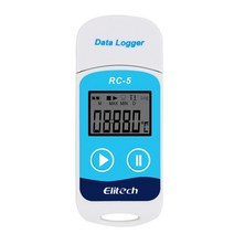 온도계측기 자기온도계 RC-5 USB 온도 데이터 로거 고정밀 레코더 32000 판독 지점 40%, 01 RC-5
