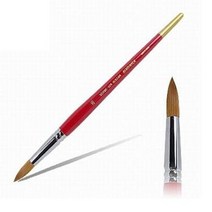 바바라 네일케어 네일즈 30R - 바바라수채화붓 6호 큐어 34162 네일아트붓 3W011C29, 1개, 1개