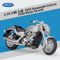 오토바이 1: 18 혼다 골드윙 모형 장식용 미니카 모델 다이캐스트 미니어처 1:18, KAWASAKI2002VULCAN1500