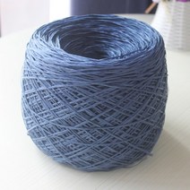 얇은 라피아 원사 종이 잔디 면화 뜨개질 및 크로셰 수제 Diy 밀짚 모자 가방 슬리퍼 직조 라운드 스레드, 08 navy blue