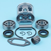 Jonsered 670 630 625 용 52mm 크랭크 샤프트 베어링 피스톤 키트 Super II Ch빅 보어 실린더 체인톱 오일 씰 니들 케이지 스페어, 한개옵션0
