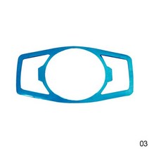 스테인레스 스틸 헤드 라이트 스치 커버 스티커 포드 포커스 3 MK3 MK4 쿠가 이스케이프 머스탱 2015 몬데오 퓨전 20132016, 파란