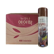 KCC 페인트 누구나에어락방청하도 : 럭카스프레이 방청 속건 철재용 적갈색 0.42L, 1EA