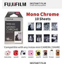 인스탁스 폴라로이드 필름 fujifilm fuji instax mini 9 인스턴트 8, 모노크롬