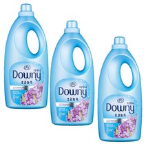 2020 다우니 초고농축 섬유유연제 레몬그라스와 라일락 본품, 3개, 2L