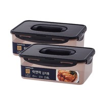 락앤락 뉴 김치통 정석 핑크, 2개, 2.6L