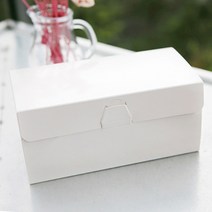 고고패키지 롤케익상자(미니)백색 - 10개(받침포함)