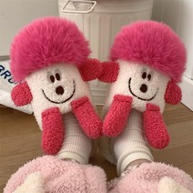 팬더 실내 털 슬리퍼 실내화 겨울 여성 슬리퍼