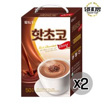 담터 핫초코 50스틱 X2 정품 아이들 누구나 좋아하는 몸에좋은 탕비실 사무실 영양차, 대량등록 쿠팡 1, 대량등록 쿠팡 본상품선택