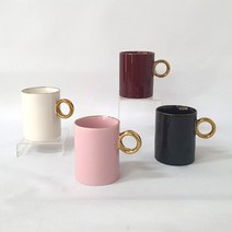 기타 바보사랑[파울러스]쇼골드 골드링 머그, 화이트