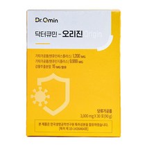 인큐텐 닥터큐민 오리진-수용성커큐민, 3000mg/30포, 1개