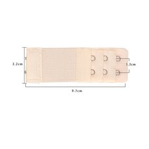 1pc 2 후크 브래지어 증량제여자의 탄성 브래지어 연장 스트랩 훅 클립 확장기 가변 벨트 버클 속옷 13 색 친밀한액세서리, Skin