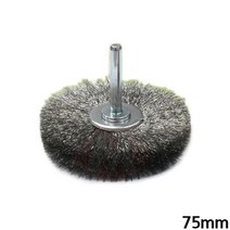 T형 스텐 브러쉬 75mm 드릴용 녹제거 브러시 연마 스테인리스 마무리, 상세페이지 참조